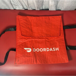 DOORDASH Thermal Insulated HOT COLD Food Delivery Pizza Bag Foldable With Handle